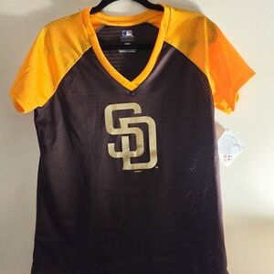 NWT San Diego Padres Women's Mesh Jersey
